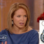 Katie Couric in Miguel Ases Opalite earrings