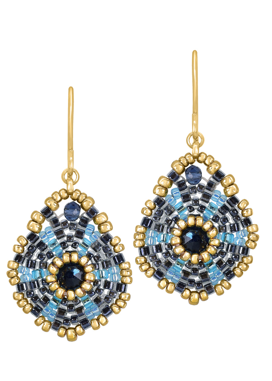Sky Blue Petite Teardrop Earring